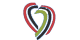 Colorful heart icon.